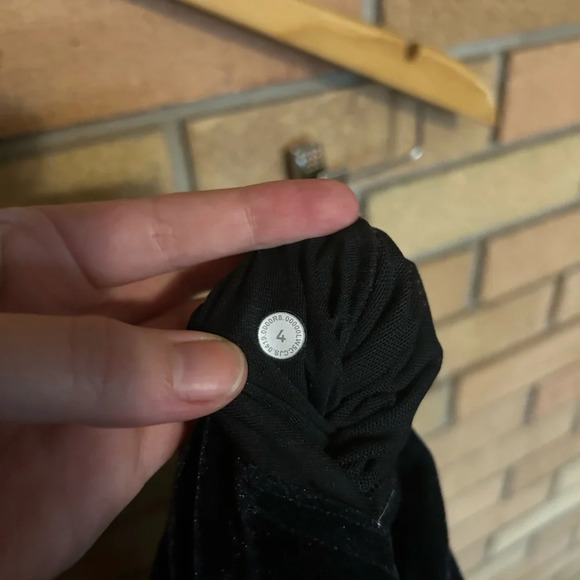 Lululemon Wunder Lounge High-Rise Tight Leggings 28” Velvet Velour Black Size 4 - Picture 6 of 7